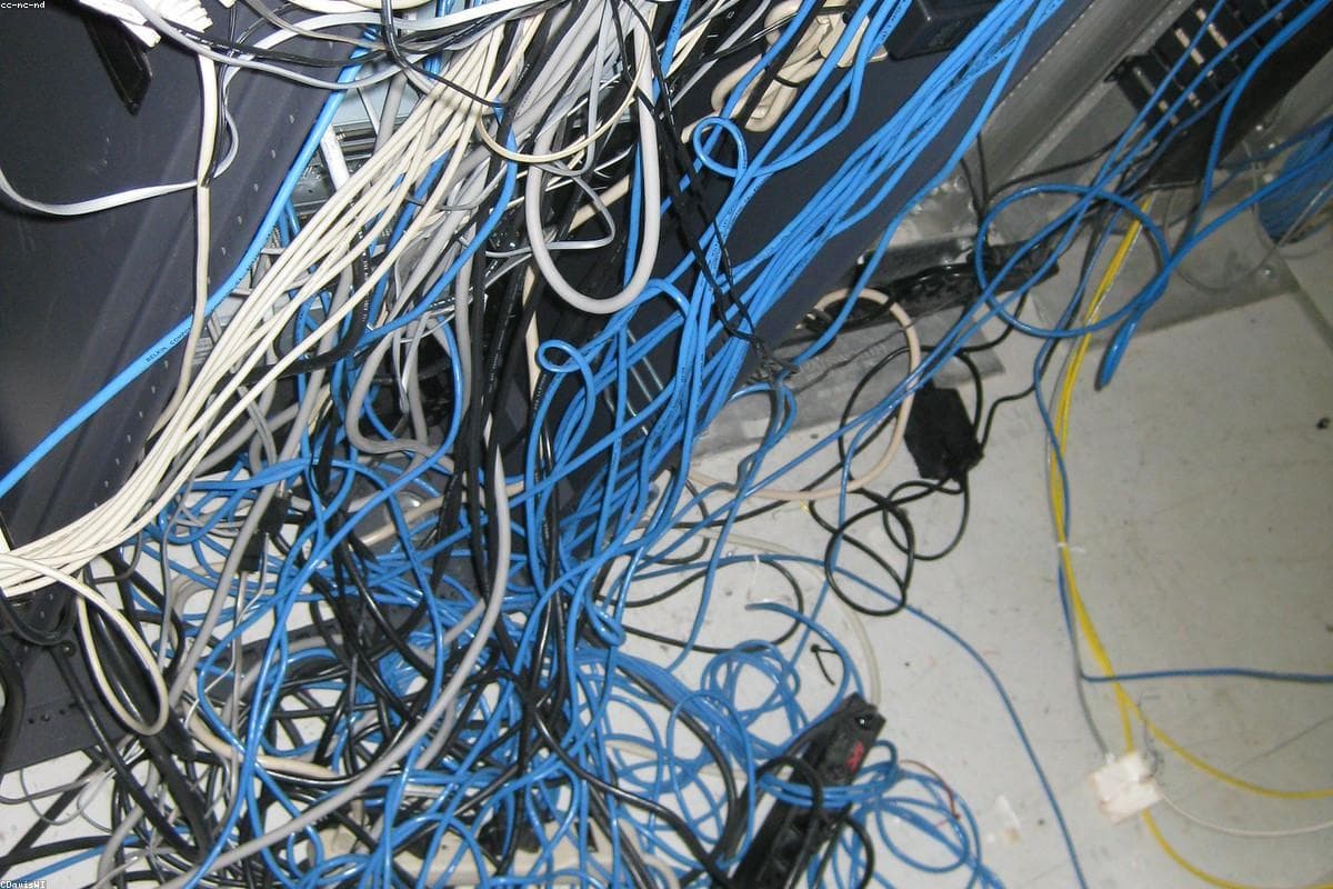 Data Center Rack & Switching — before